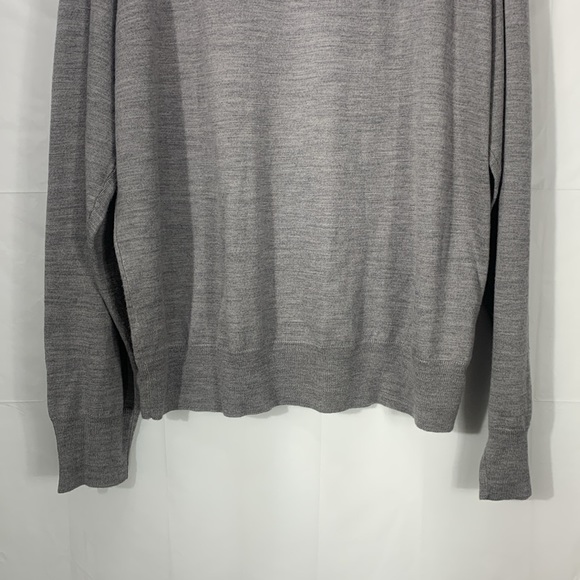 Marshall Field’s Heathered Gray Merino Wool Collared Sweater Size XXL - Picture 9 of 12